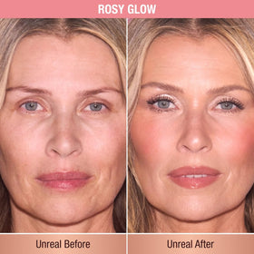 Charlotte Tilbury close-up texture of cream blush, shows luminous smooth finish