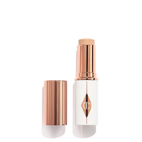 Charlotte Tilbury front packaging showing sleek foundation stick and shade label