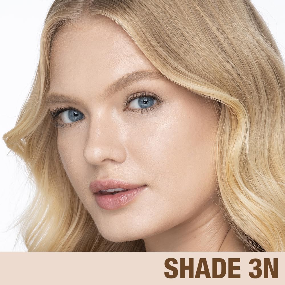 Charlotte Tilbury bottle styled on vanity for a hydrated, radiant routine