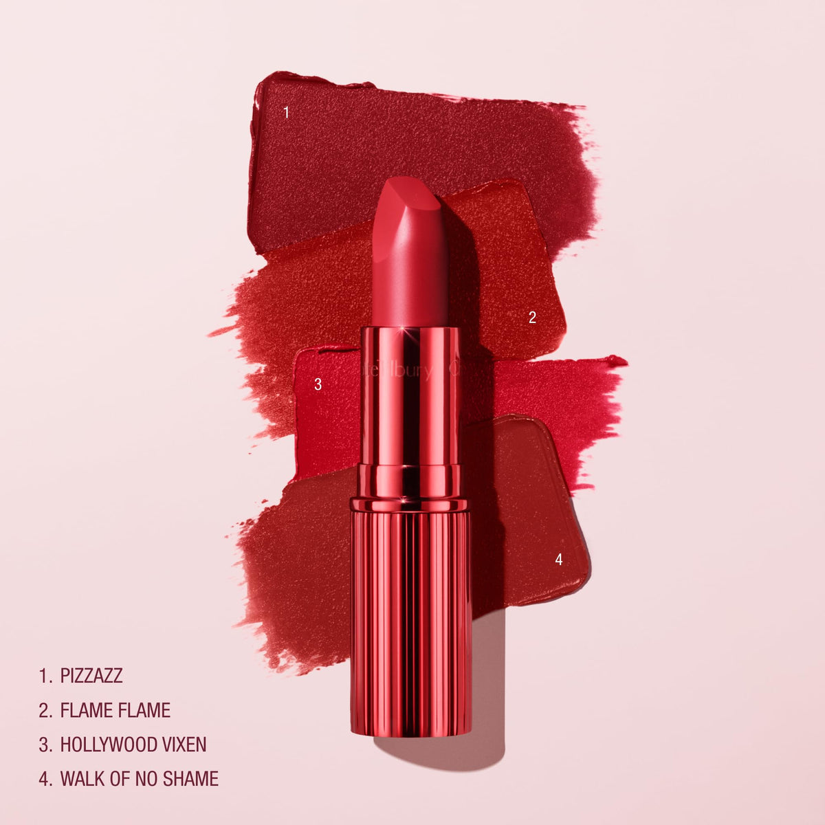 Charlotte Tilbury lipstick tucked inside a beauty bag suggesting giftable convenience