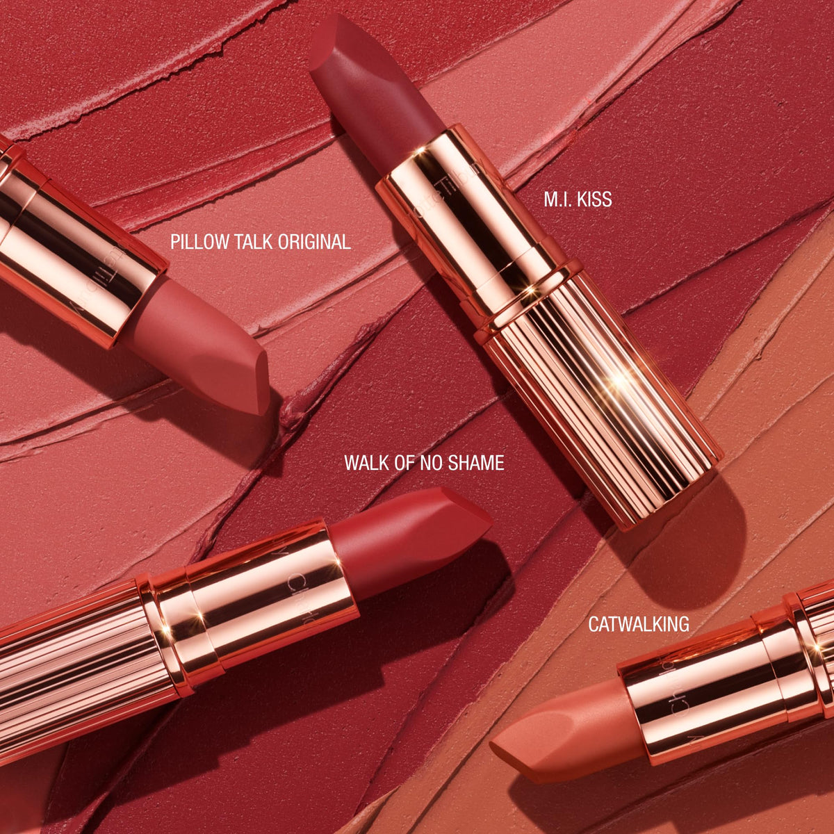 Charlotte Tilbury lipstick next to coin for scale to show travel-friendly size