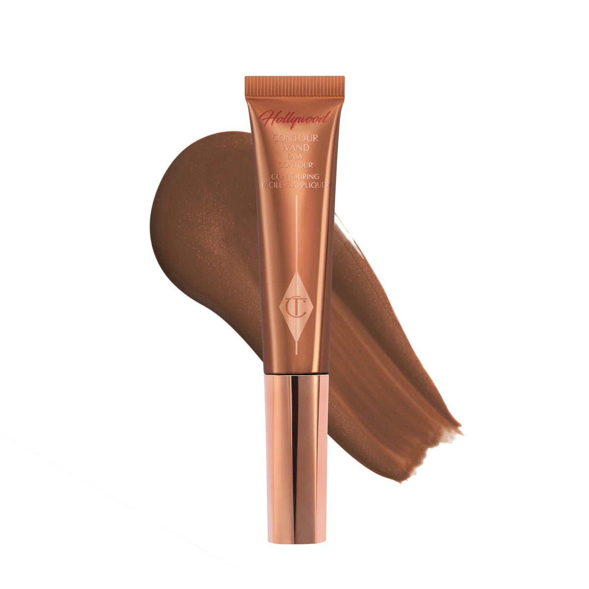 Charlotte Tilbury wand front packaging showing product and shade for easy identification
