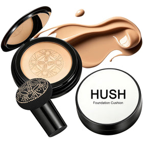 Charm Kiss compact front view showing warm-tone cushion and sleek packaging benefit travel-ready