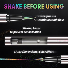 Charmacy Milano open tube revealing shimmer liquid texture and blendability