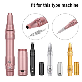 Charme Princesse needle close-up revealing sharp stainless steel tip for precise, clean strokes