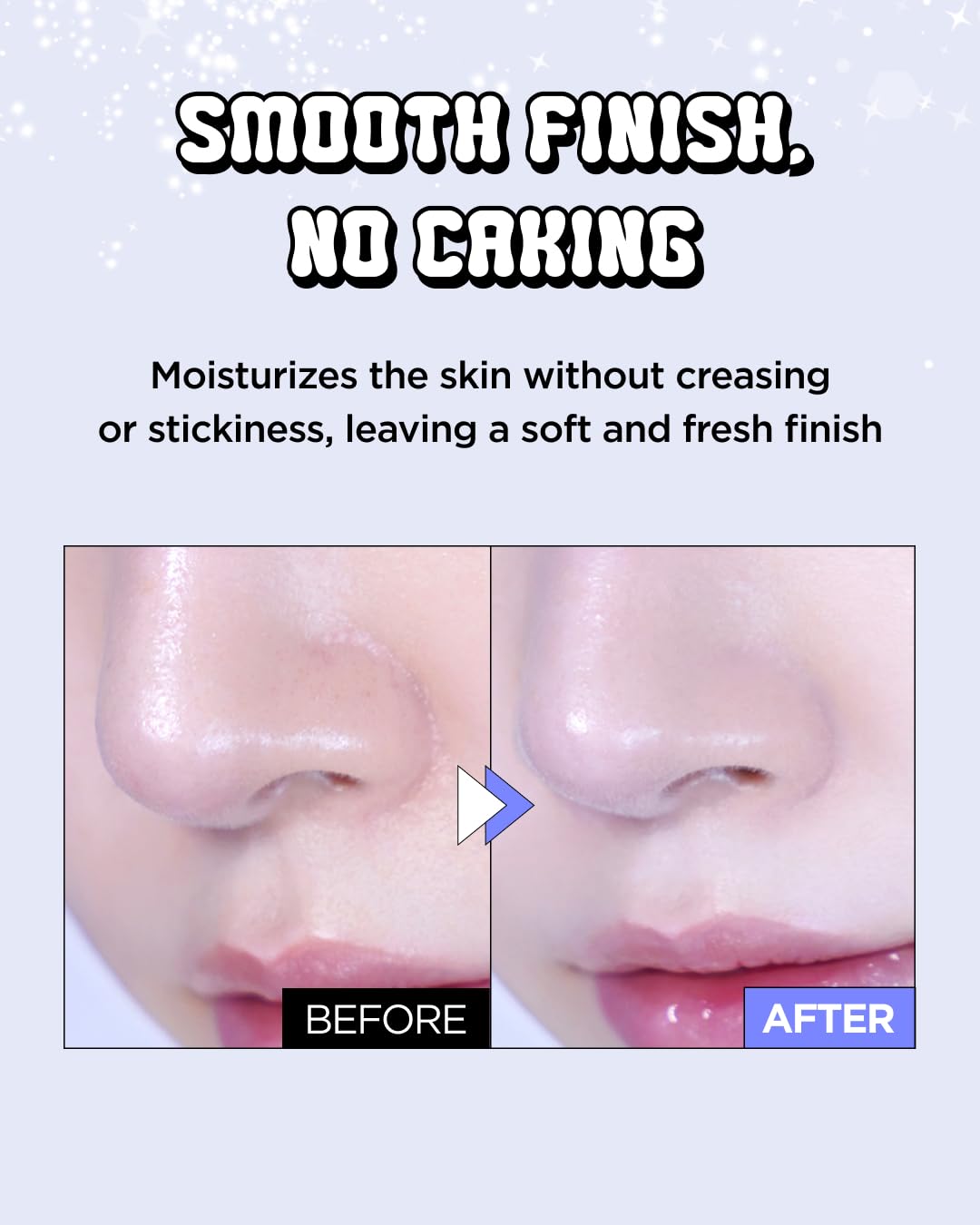 CHASIN' RABBITS swatch on wrist illustrating sheer tone-up and even skin benefit