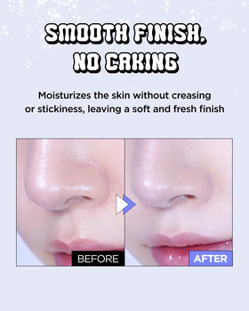 CHASIN' RABBITS swatch on wrist illustrating sheer tone-up and even skin benefit