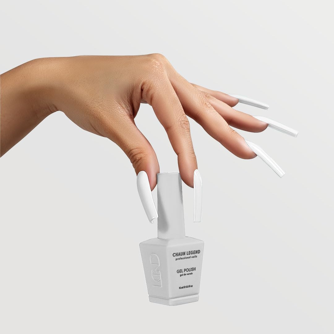 Chaun Legend thick swatch stroke displaying opaque creamy white coverage