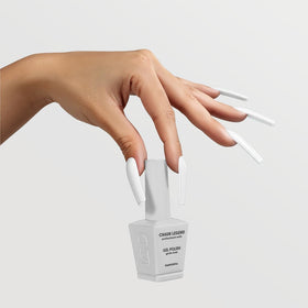 Chaun Legend thick swatch stroke displaying opaque creamy white coverage