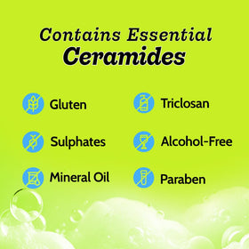 Chemist at Play label close-up listing acids, ceramides, and hyaluronic