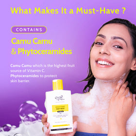 Chemist at Play label close-up highlighting Alpha Arbutin and Vitamin C