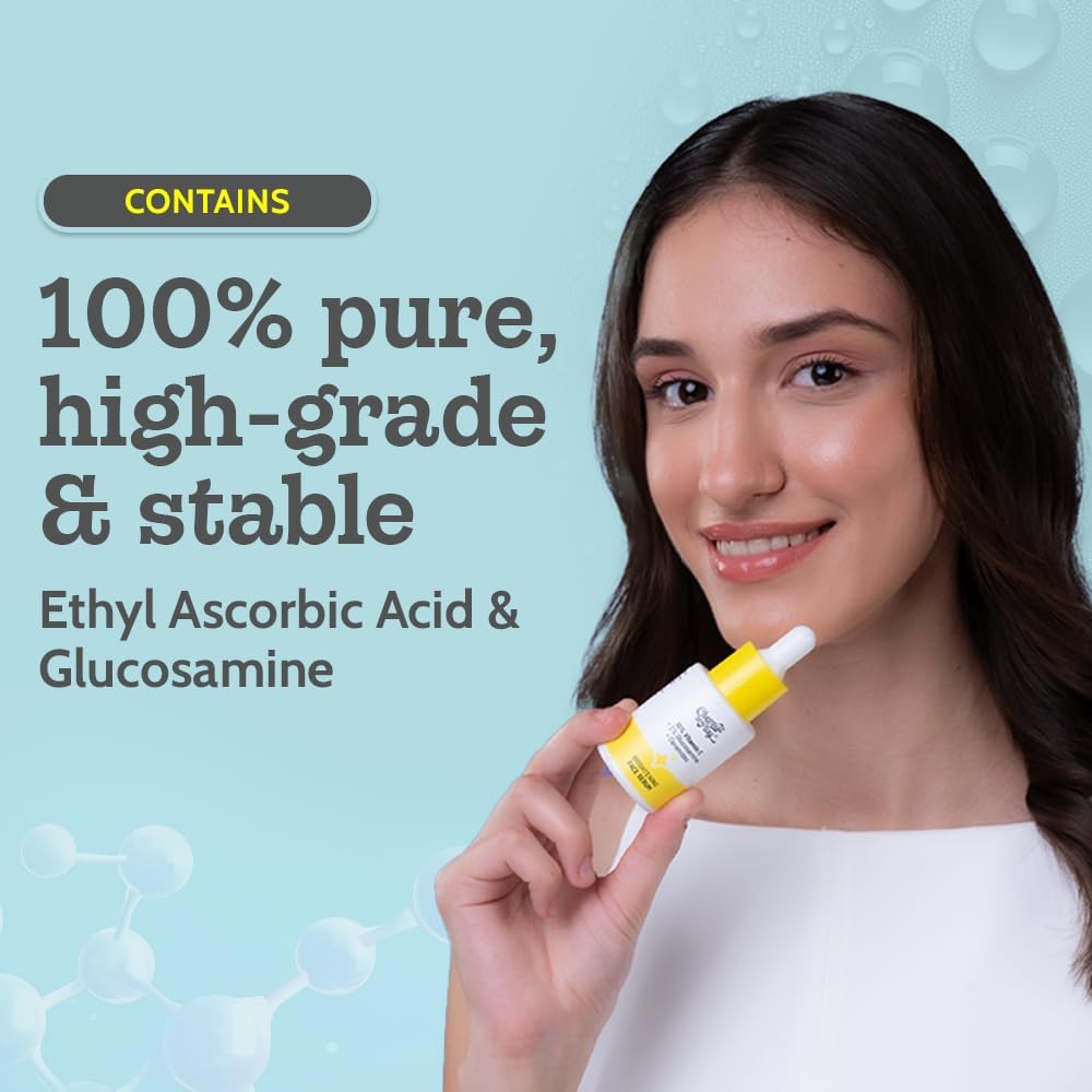 Chemist At Play side-by-side skin comparison suggesting improved texture