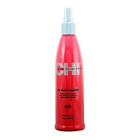 CHI 44 spray in use on hair, CHI heat protection for smoother styling