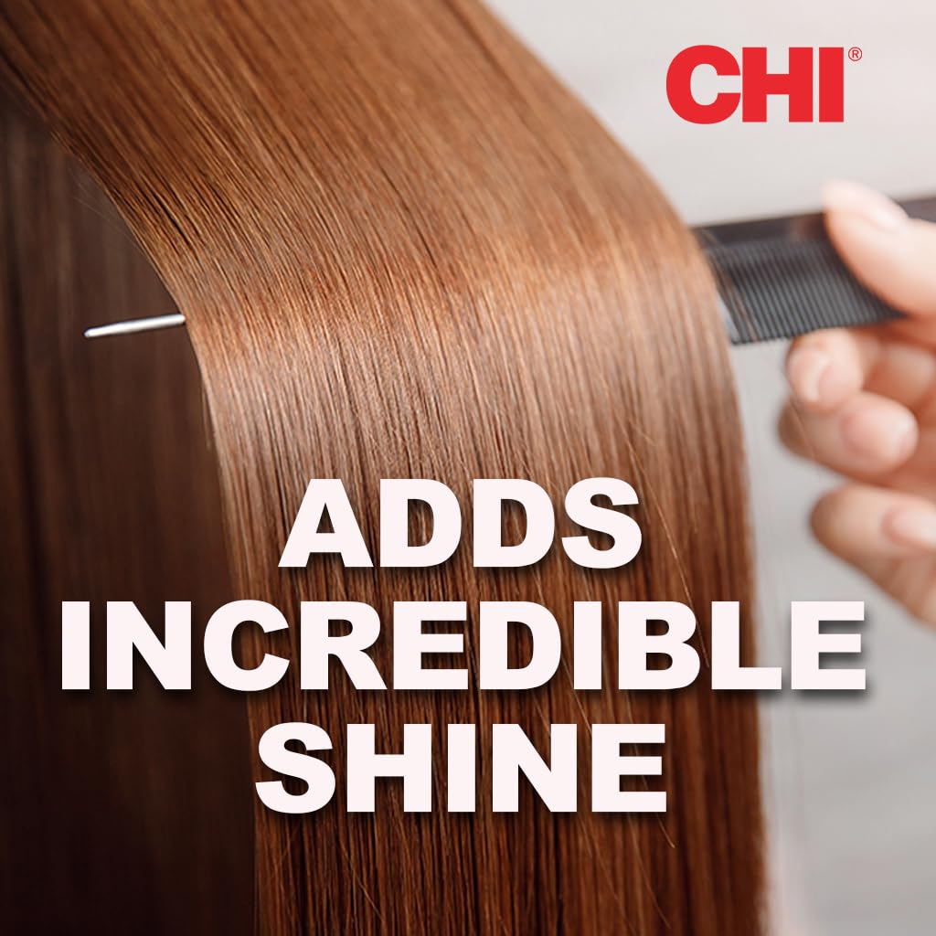CHI oil texture close-up on hand demonstrating lightweight absorption and smoothness