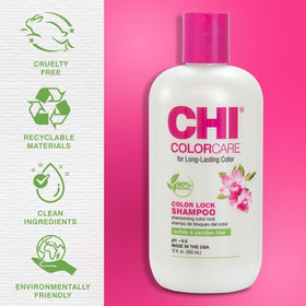 CHI 12 oz bottle next to common items to show size and value