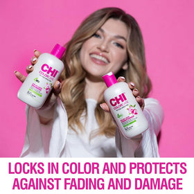 CHI shampoo with matching conditioner illustrating complete color care
