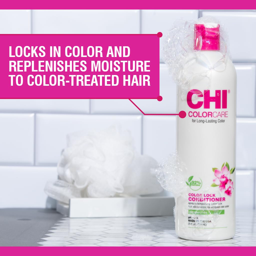 CHI ColorCare creamy conditioner texture close-up highlighting rich hydration