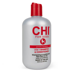 CHI bottle held in hand showing 16 fl oz size and scale
