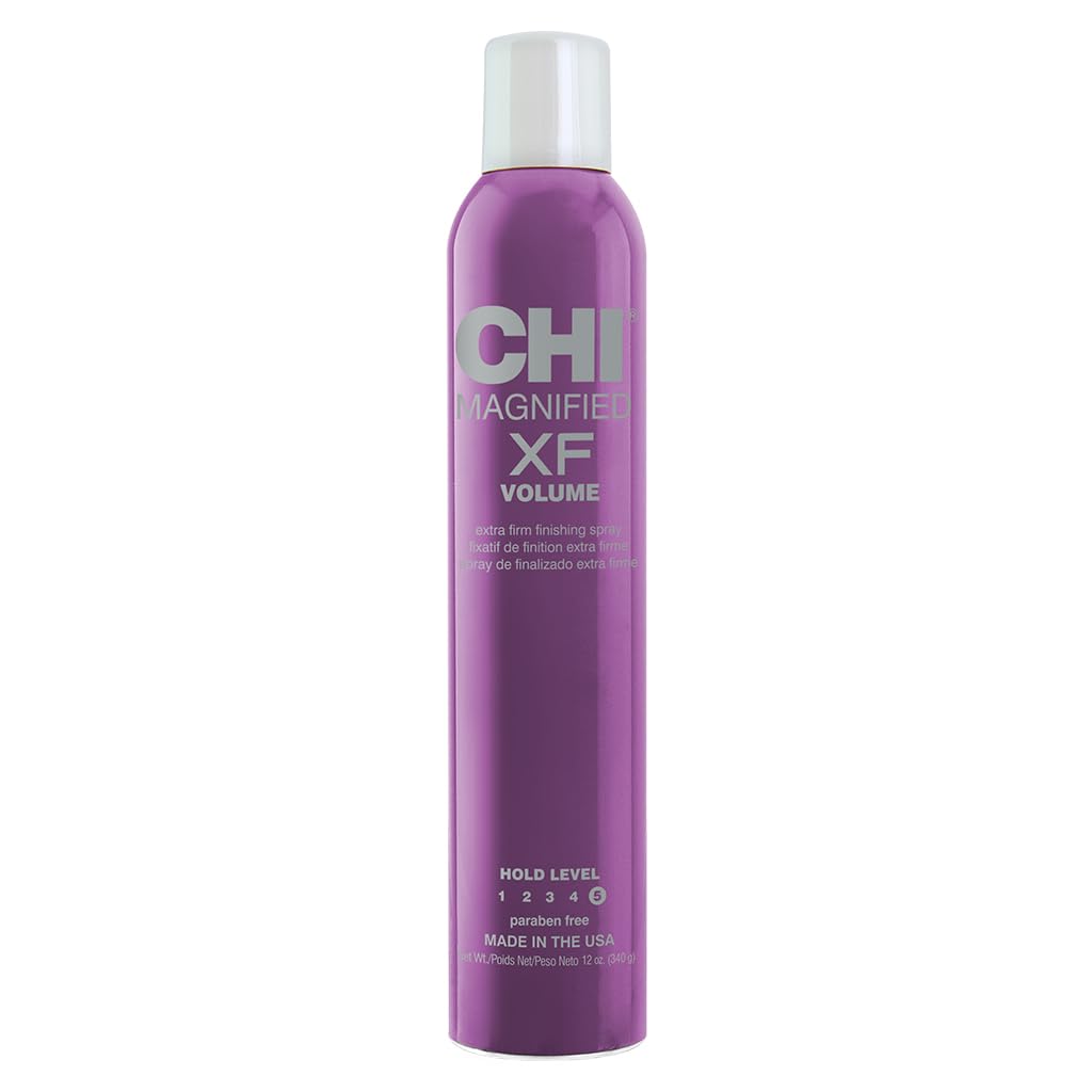 CHI front packaging showing 12 oz can and volume benefits