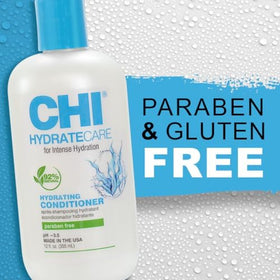 CHI conditioner on bathroom shelf in lifestyle setting for daily use convenience