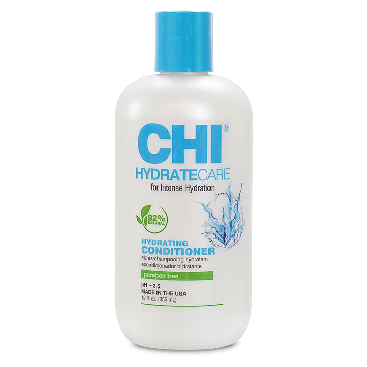 CHI front bottle view showing 12 oz packaging and clean design benefit