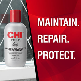 CHI closeup label highlighting key ingredients and transparency benefit