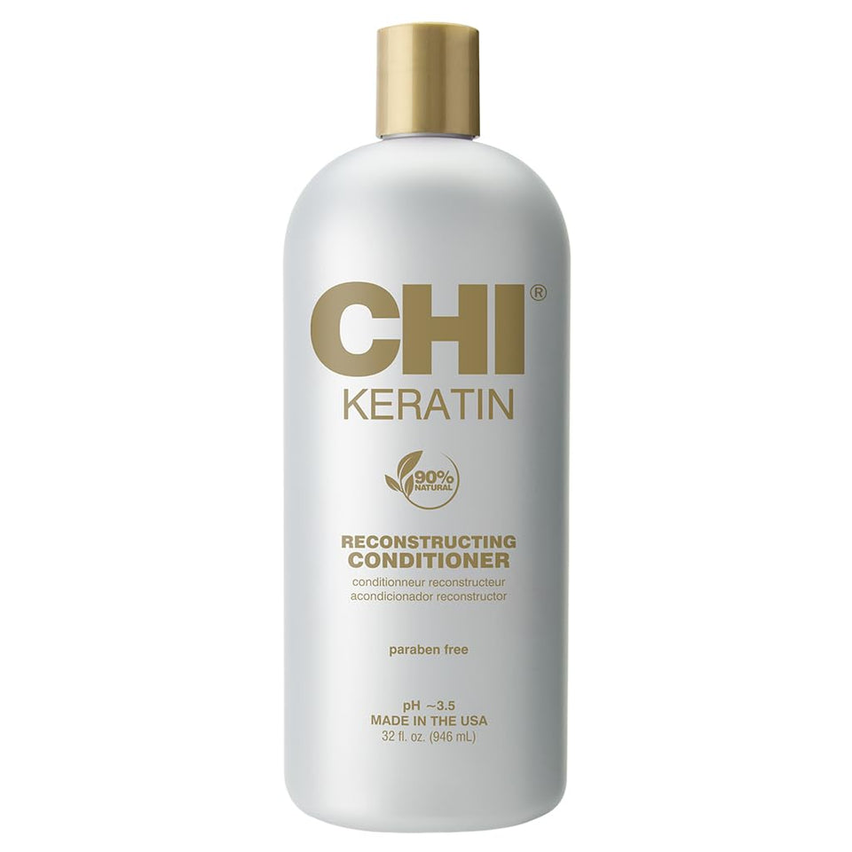 CHI front-bottle showing full 32 oz label and brand benefits