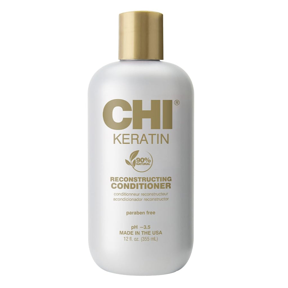 CHI bottle front view showing label and 12 oz size for clear identification and trust