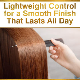 CHI hairspray misting over styled hair for humidity control