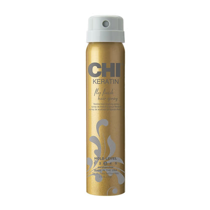 CHI keratin flex front packaging shows product and lightweight hold benefit