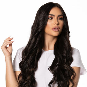 CHI keratin flex size comparison with hand showing travel-friendly 2.6 oz