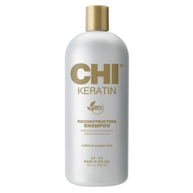CHI Keratin bottle front packaging showing size and label, highlights professional strength