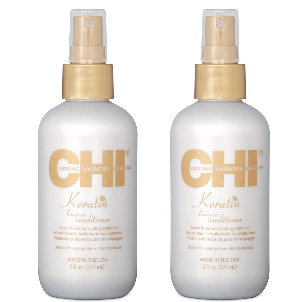 CHI bottle front view showing label and 12 oz size benefit