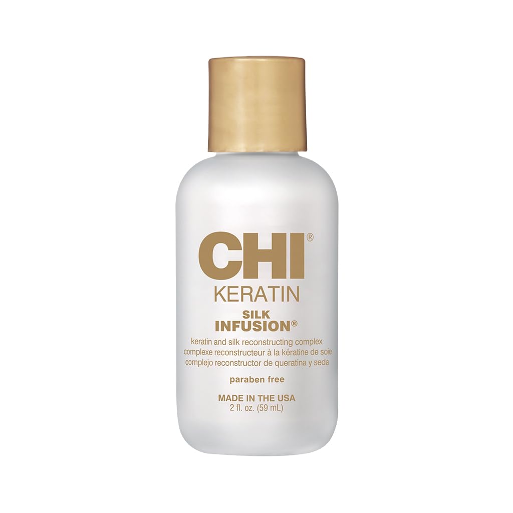 CHI front packaging showing 2 fl oz bottle and product benefit smoothing hair