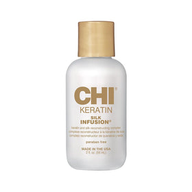 CHI front packaging showing 2 fl oz bottle and product benefit smoothing hair