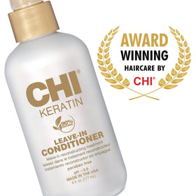 CHI bottle held in hand to show 12 oz scale and travel convenience
