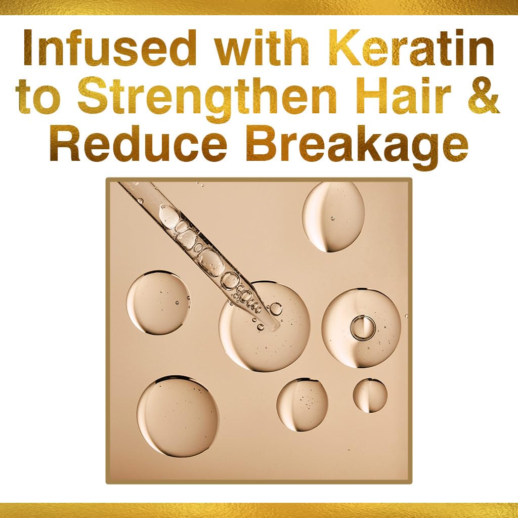 CHI keratin leave-in texture on palm demonstrating lightweight absorption