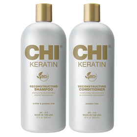 CHI duo front packaging showing bottles and label benefits