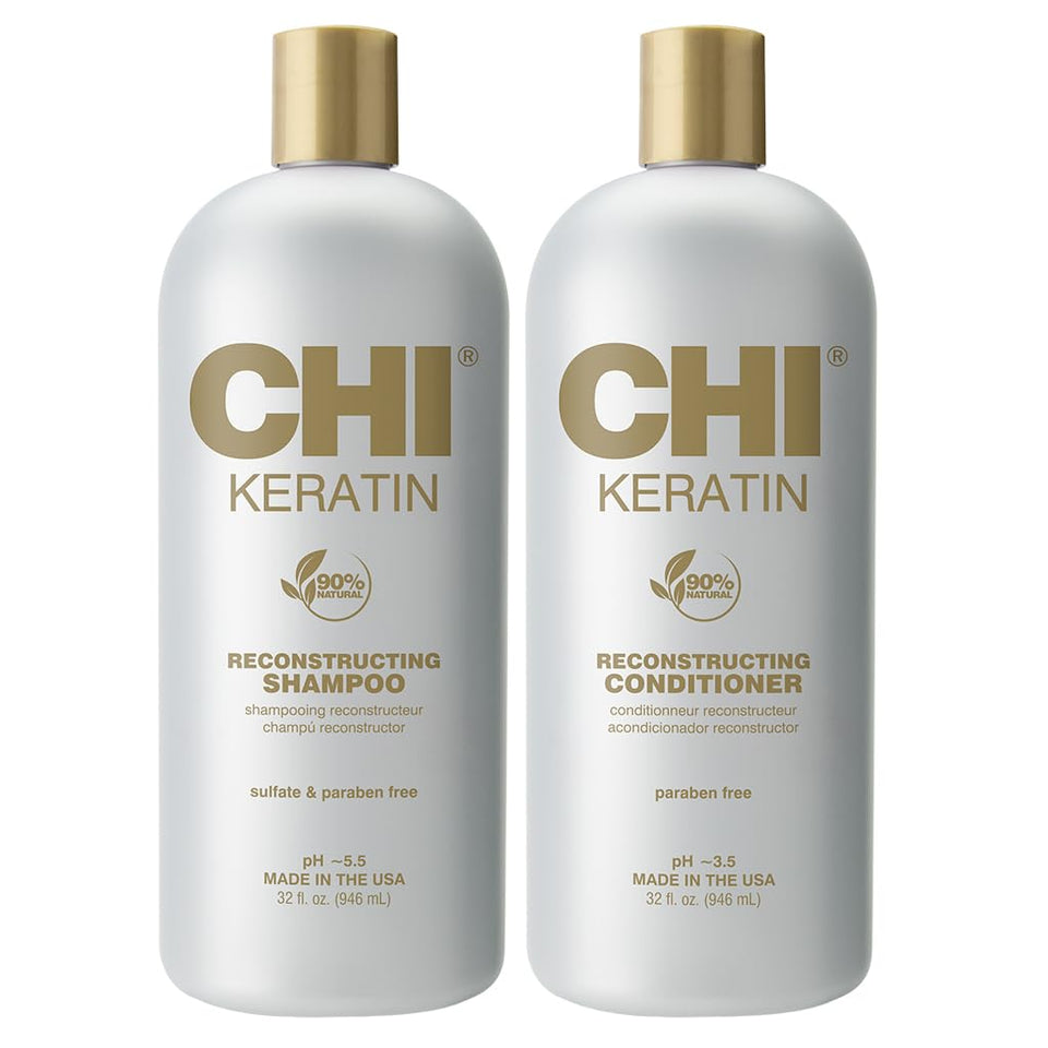 CHI duo front packaging showing bottles and label benefits