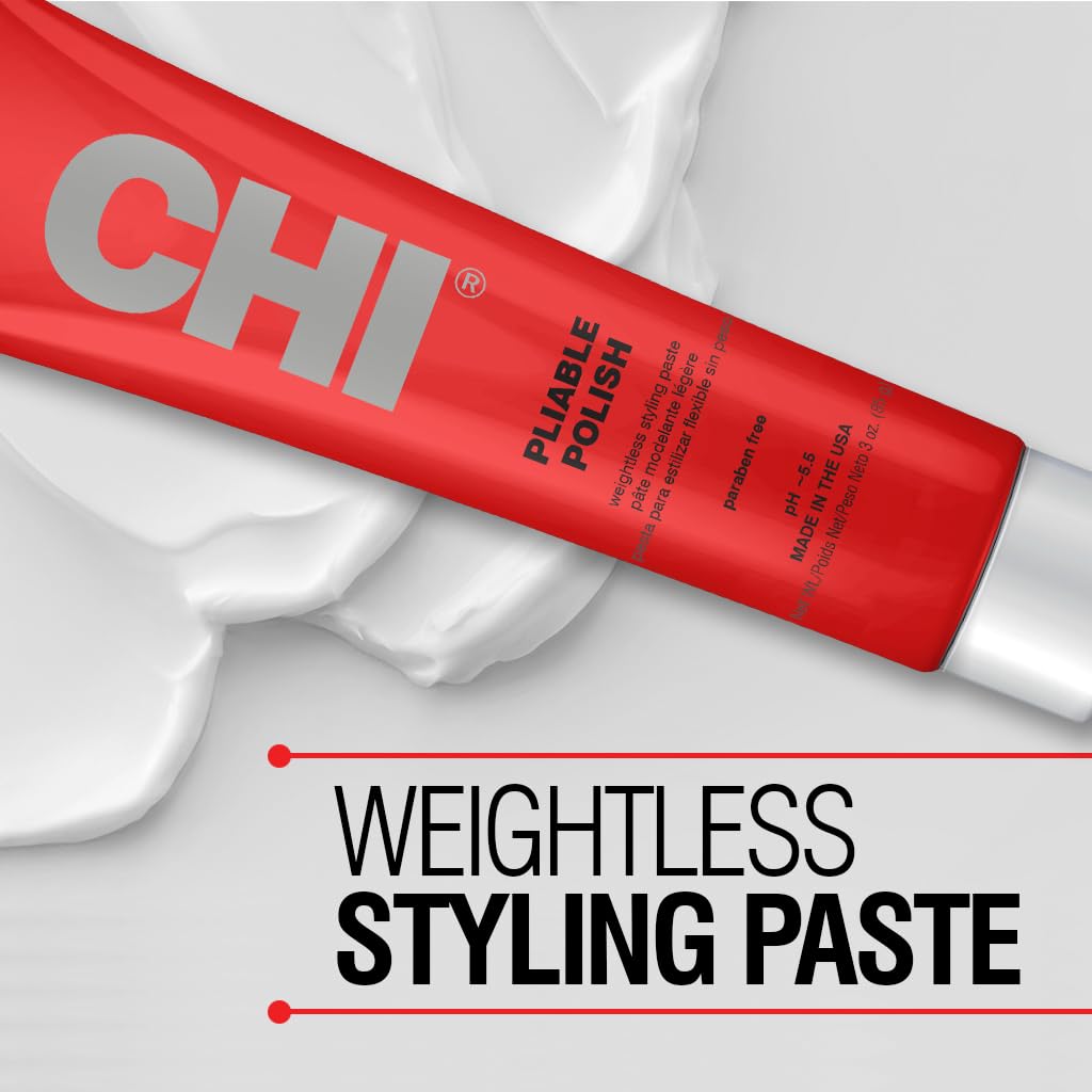 CHI pliable polish in hands application demonstrating easy warm-and-spread benefit