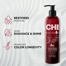 CHI creamy conditioner texture on hand showing moisturizing consistency