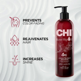CHI shampoo lather closeup demonstrating gentle cleansing and foam control
