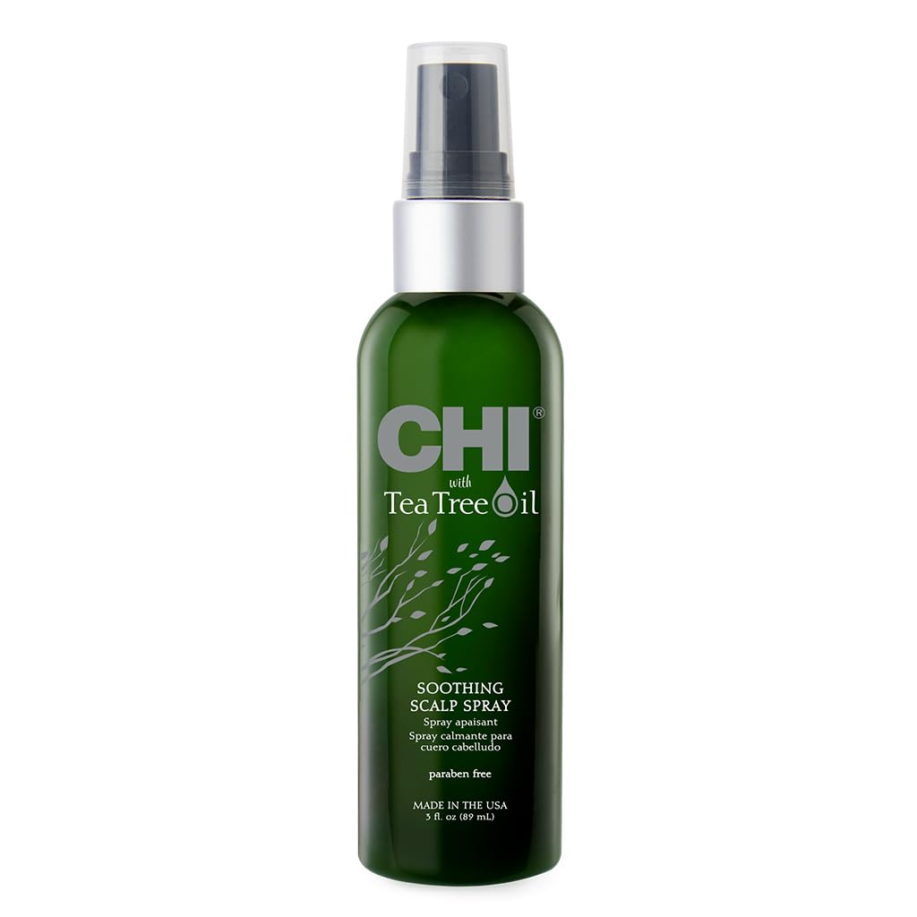 CHI front packaging of 3 oz soothing scalp spray showing bottle and label benefit