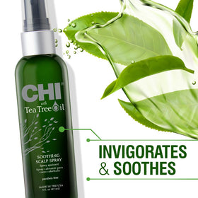 CHI fine mist close-up displaying lightweight texture and quick-dry benefit