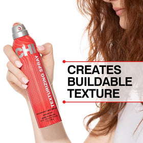 CHI hairspray nozzle close-up highlighting spray control and even mist distribution