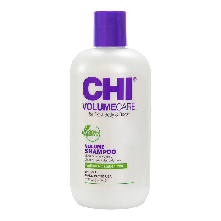 CHI VolumeCare front packaging shows bottle and label for easy identification and benefits