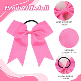 chiduerm cheer bow worn in ponytail during practice demonstrating secure fit and lively team appearance