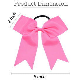 chiduerm bow next to coin for size comparison showing true 6 inch scale and easy visual sizing