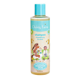 Childs Farm front label bottle showing product name and gentle benefits