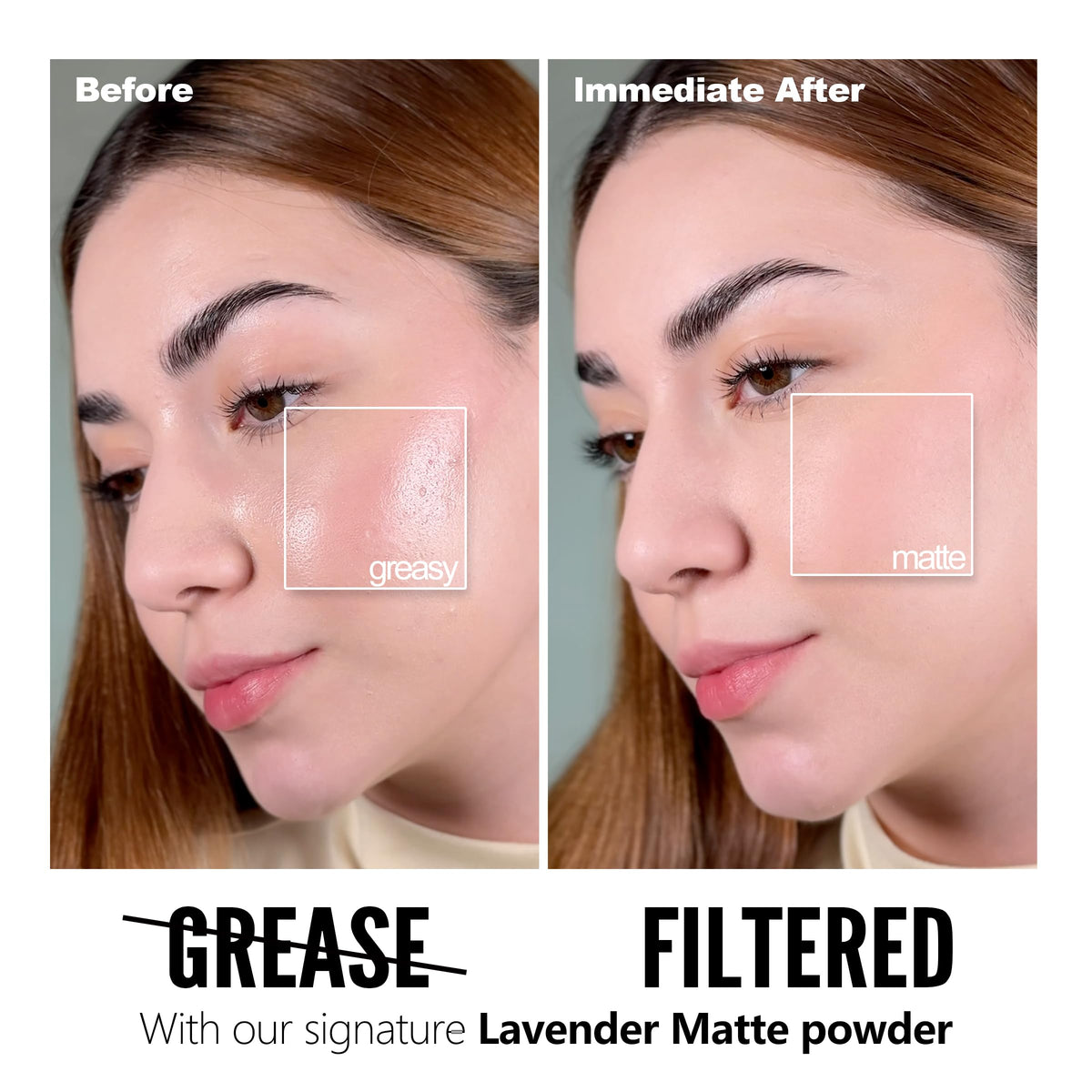 Chillab close-up of powder texture highlighting fine, melt-into-skin particles
